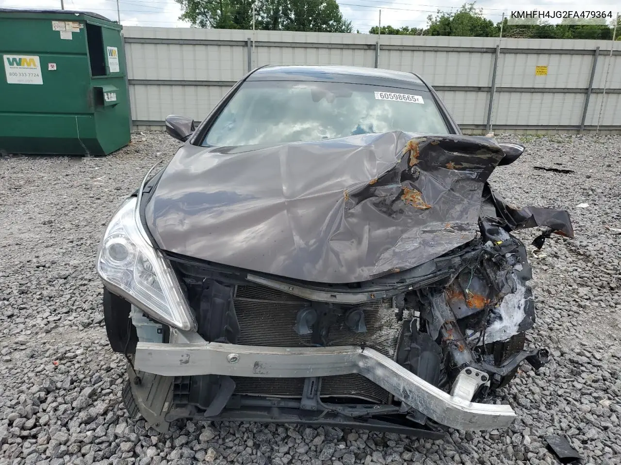 2015 Hyundai Azera Limited VIN: KMHFH4JG2FA479364 Lot: 60598665