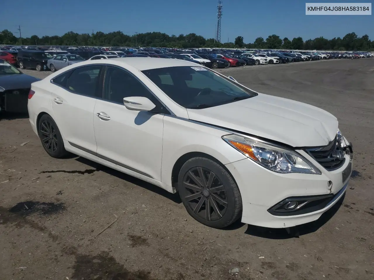 2017 Hyundai Azera VIN: KMHFG4JG8HA583184 Lot: 61785895