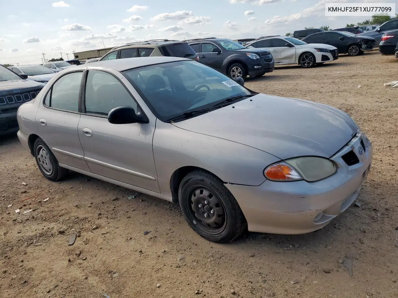 1999 Hyundai Elantra Base VIN: KMHJF25F1XU777099 Lot: 58870035