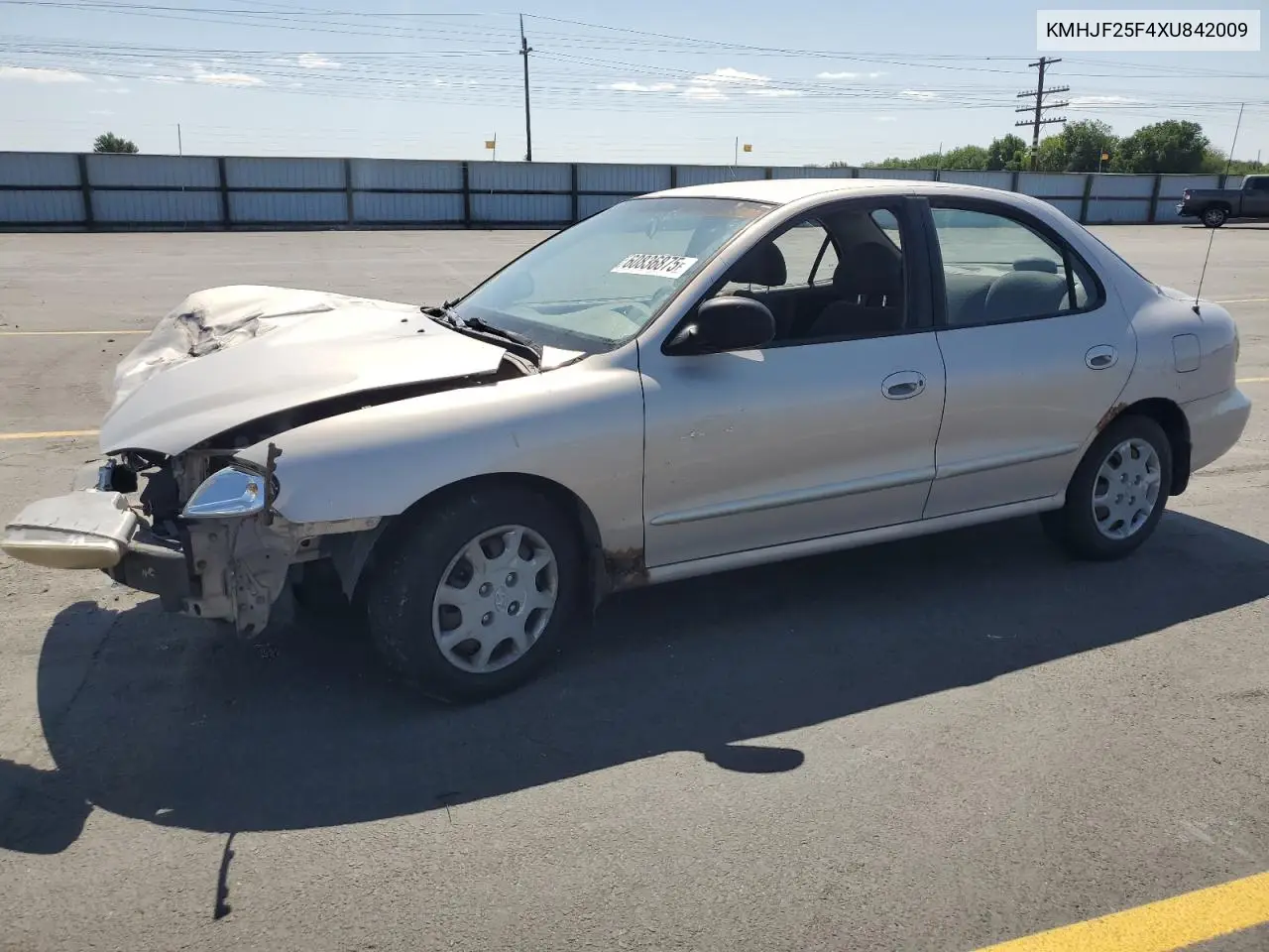 1999 Hyundai Elantra Base VIN: KMHJF25F4XU842009 Lot: 60836875