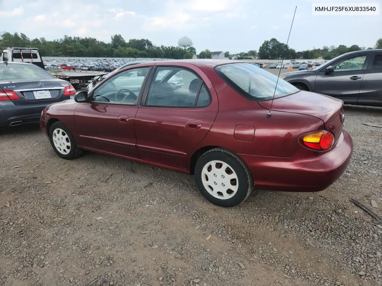 1999 Hyundai Elantra Base VIN: KMHJF25F6XU833540 Lot: 63153215