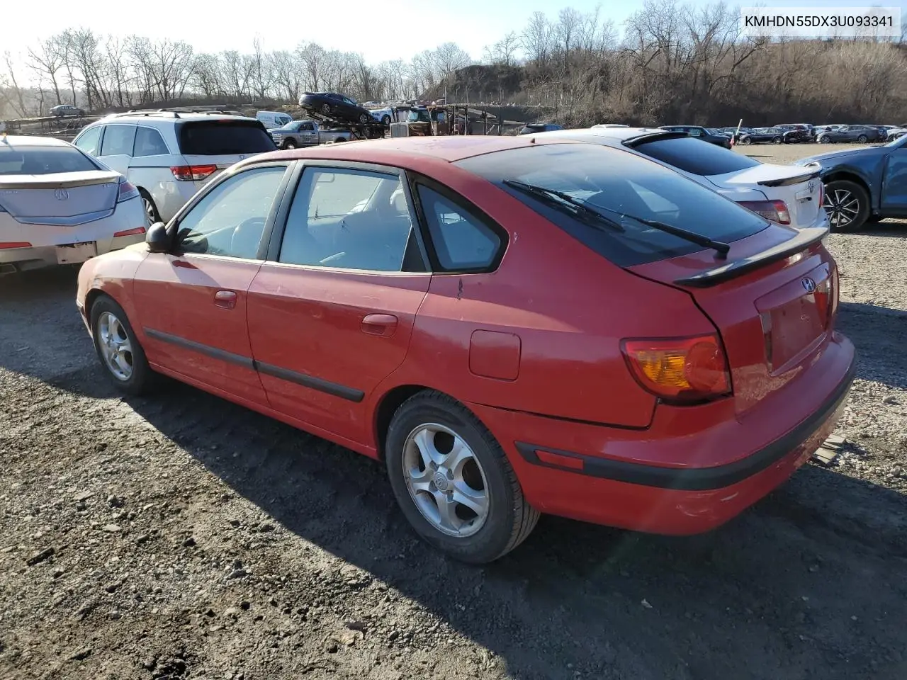 2001 Hyundai Elantra Gls VIN: KMHDN55DX3U093341 Lot: 48905965