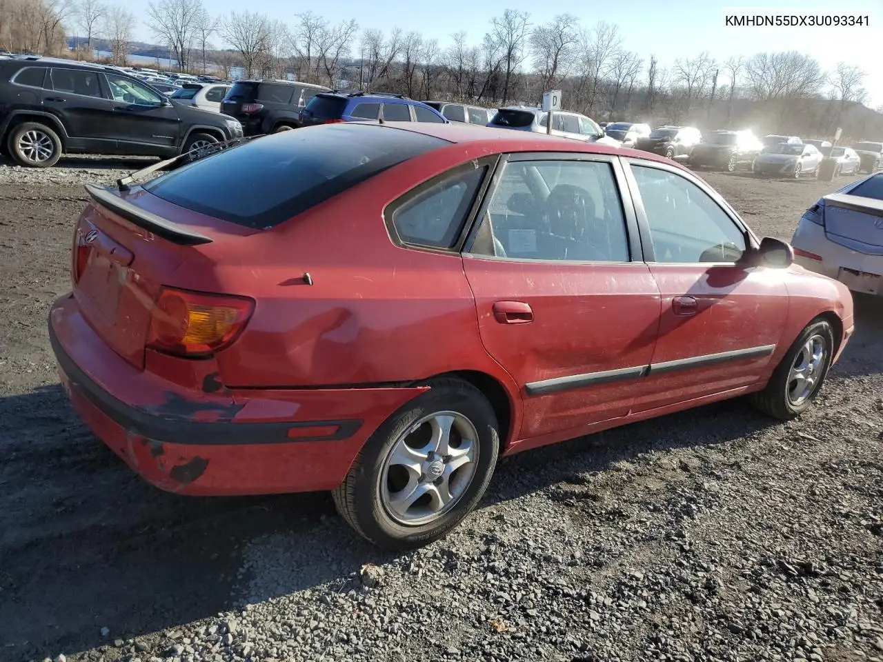 2001 Hyundai Elantra Gls VIN: KMHDN55DX3U093341 Lot: 48905965