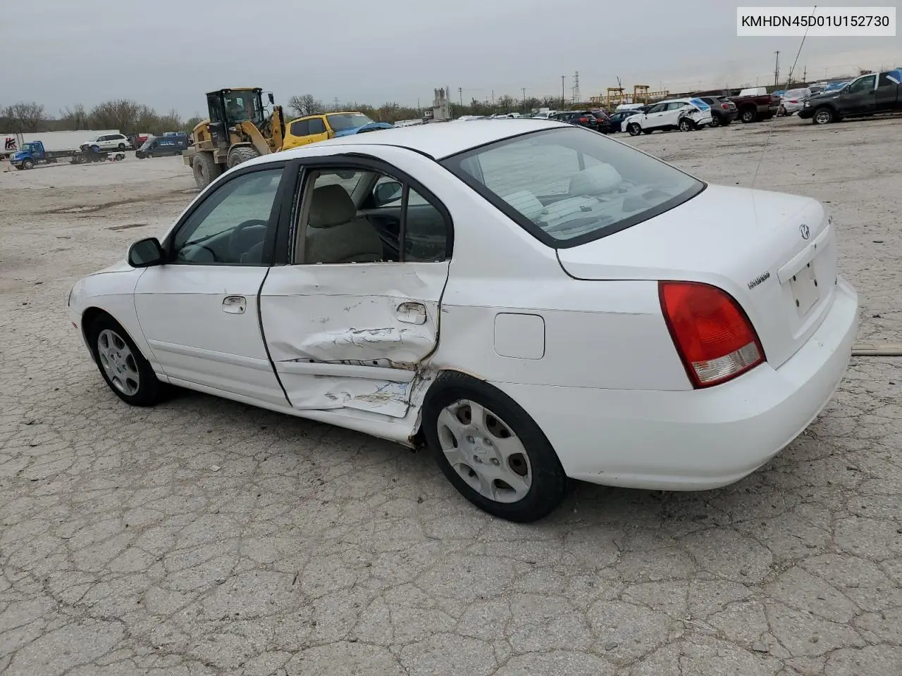 2001 Hyundai Elantra Gls VIN: KMHDN45D01U152730 Lot: 51801335
