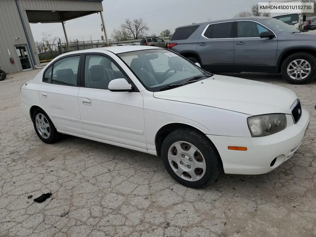 2001 Hyundai Elantra Gls VIN: KMHDN45D01U152730 Lot: 51801335