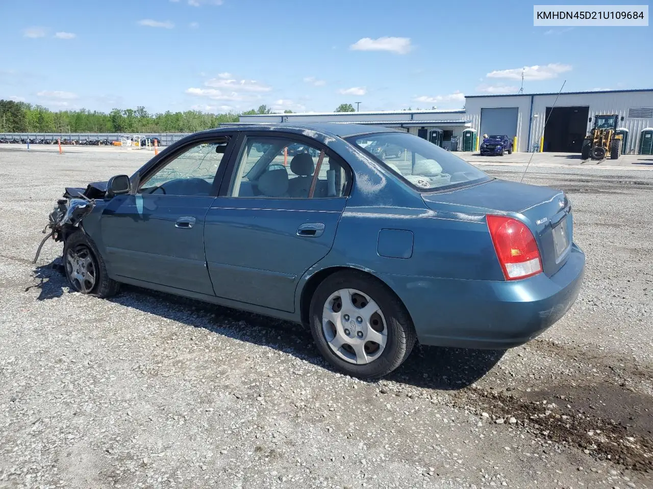2001 Hyundai Elantra Gls VIN: KMHDN45D21U109684 Lot: 51888855