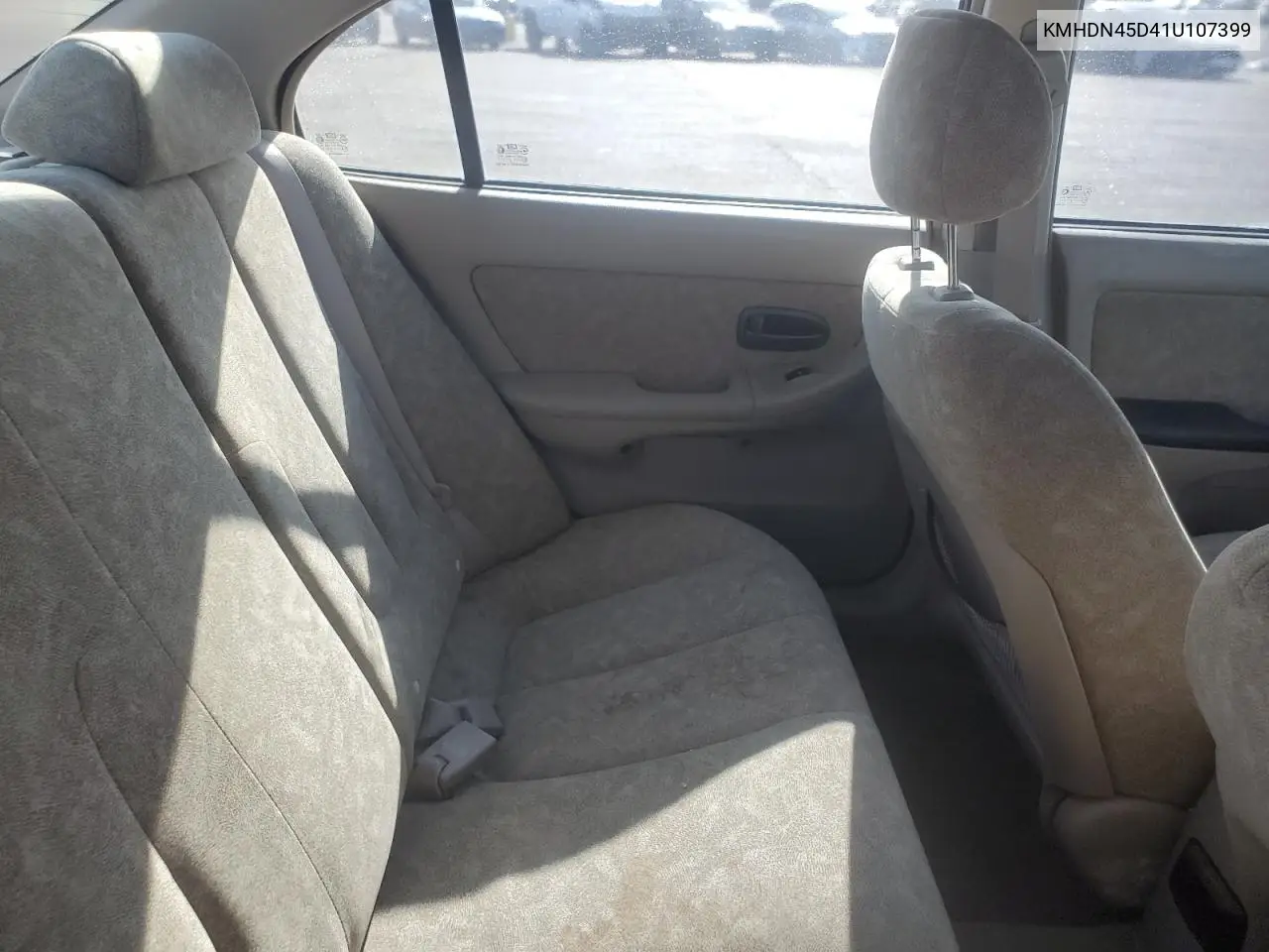 2001 Hyundai Elantra Gls VIN: KMHDN45D41U107399 Lot: 52658745