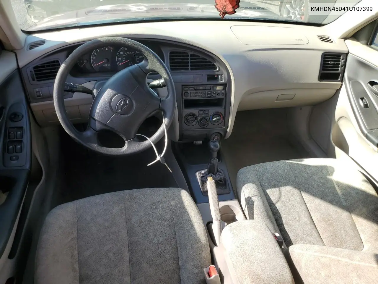 2001 Hyundai Elantra Gls VIN: KMHDN45D41U107399 Lot: 52658745