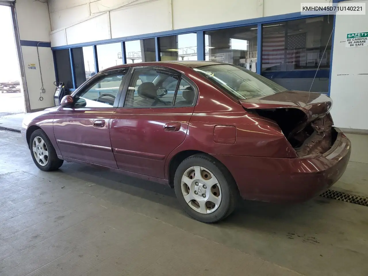2001 Hyundai Elantra Gls VIN: KMHDN45D71U140221 Lot: 54695955