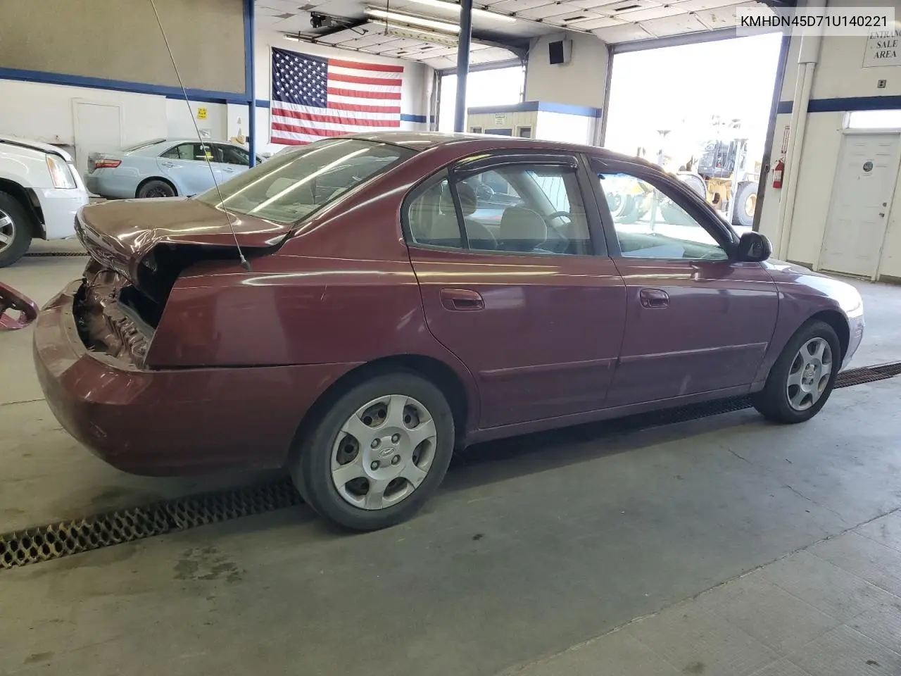 2001 Hyundai Elantra Gls VIN: KMHDN45D71U140221 Lot: 54695955