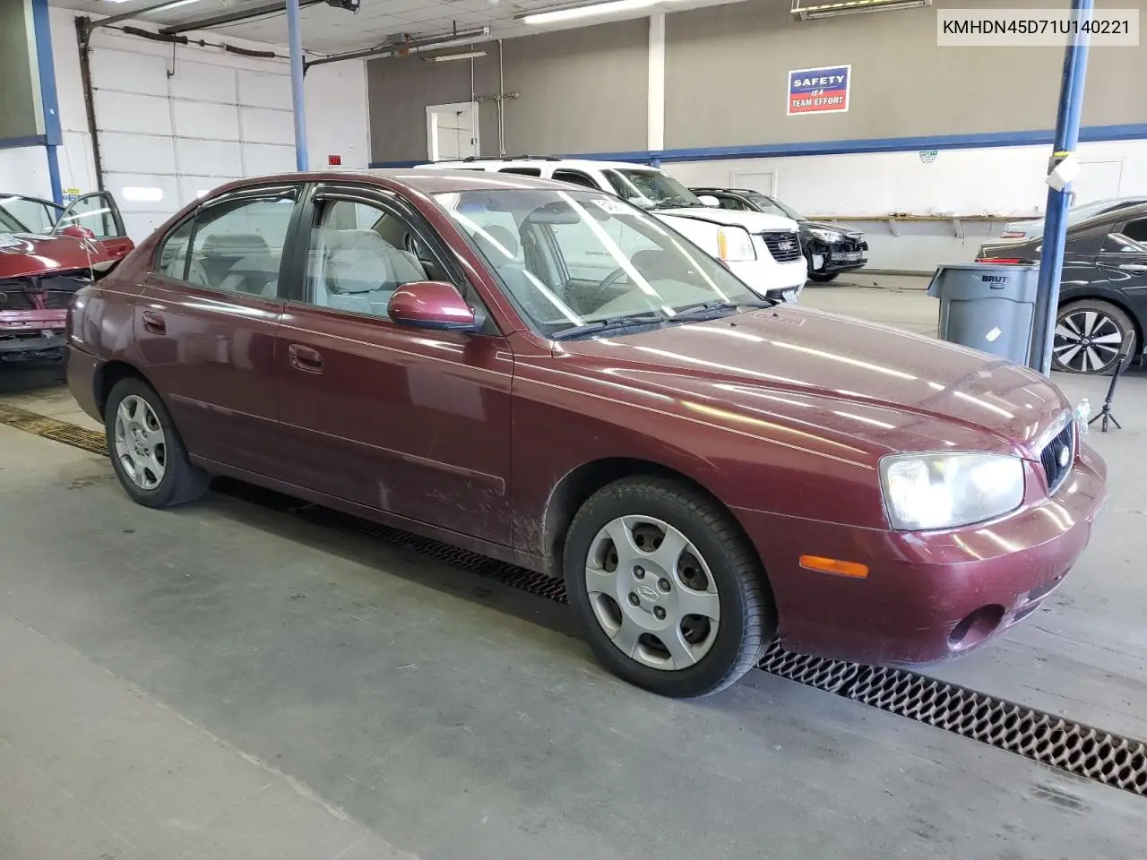 2001 Hyundai Elantra Gls VIN: KMHDN45D71U140221 Lot: 54695955
