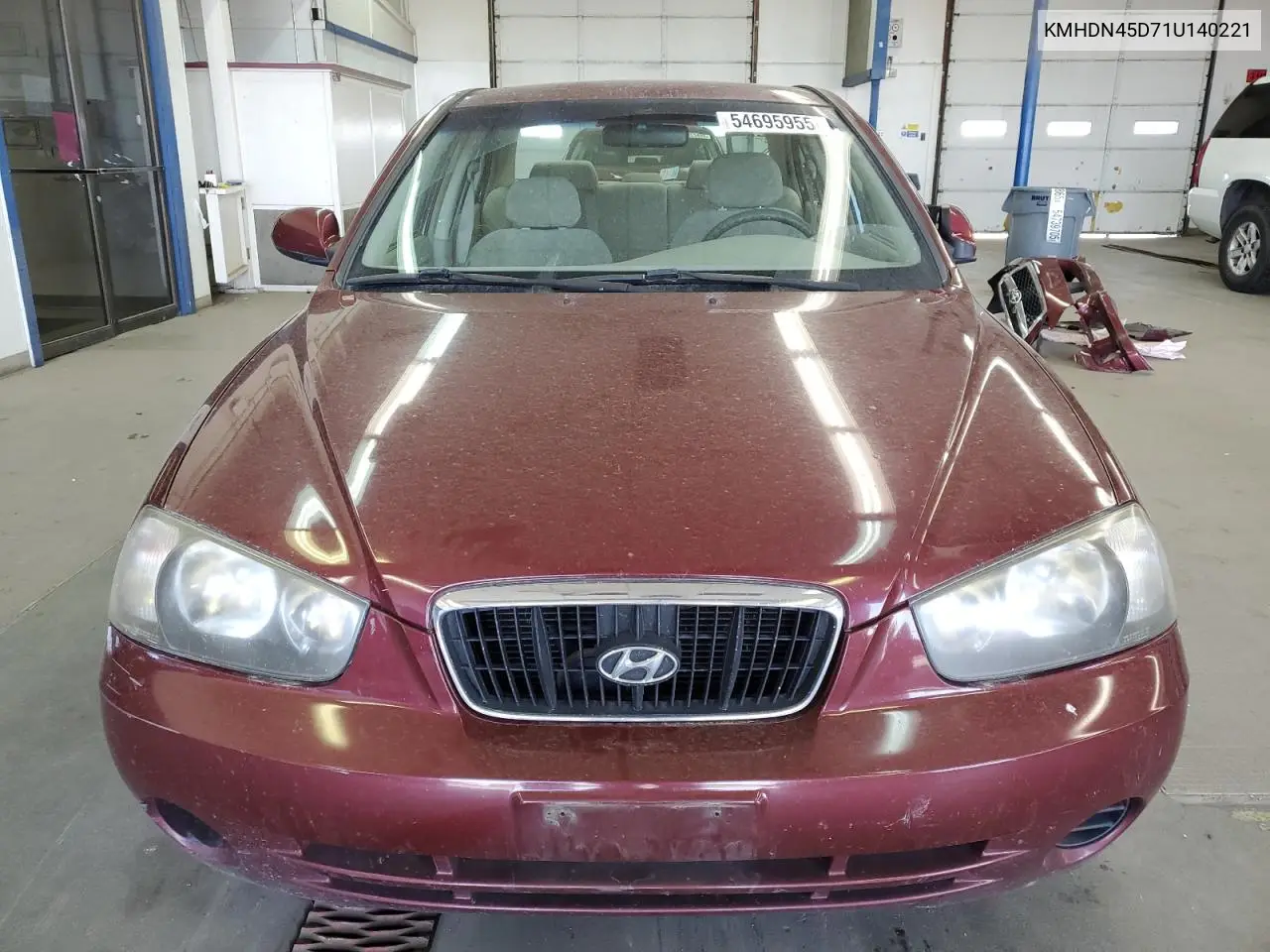 2001 Hyundai Elantra Gls VIN: KMHDN45D71U140221 Lot: 54695955