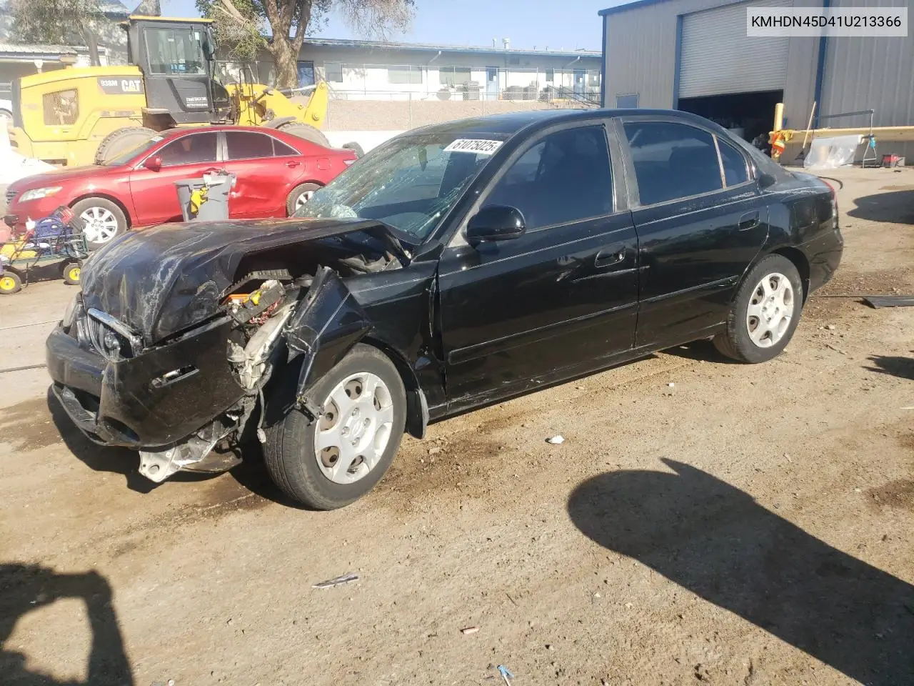 2001 Hyundai Elantra Gls VIN: KMHDN45D41U213366 Lot: 61075025