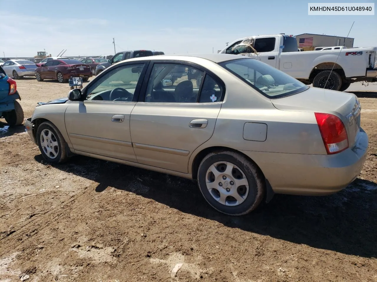2001 Hyundai Elantra Gls VIN: KMHDN45D61U048940 Lot: 63707284