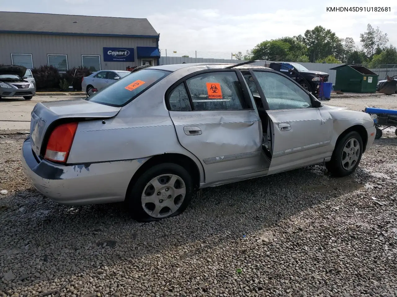 2001 Hyundai Elantra Gls VIN: KMHDN45D91U182681 Lot: 65163035