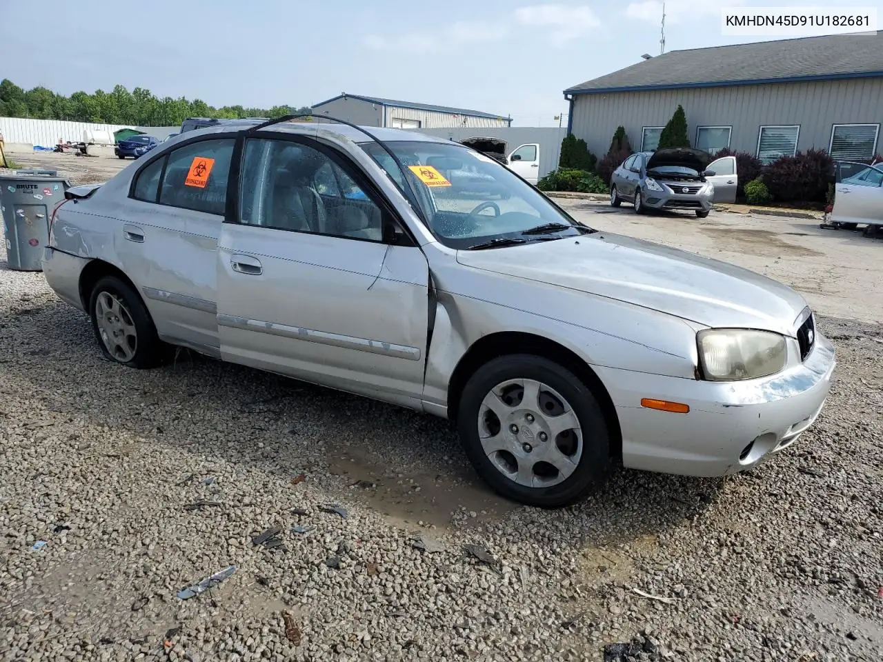 2001 Hyundai Elantra Gls VIN: KMHDN45D91U182681 Lot: 65163035