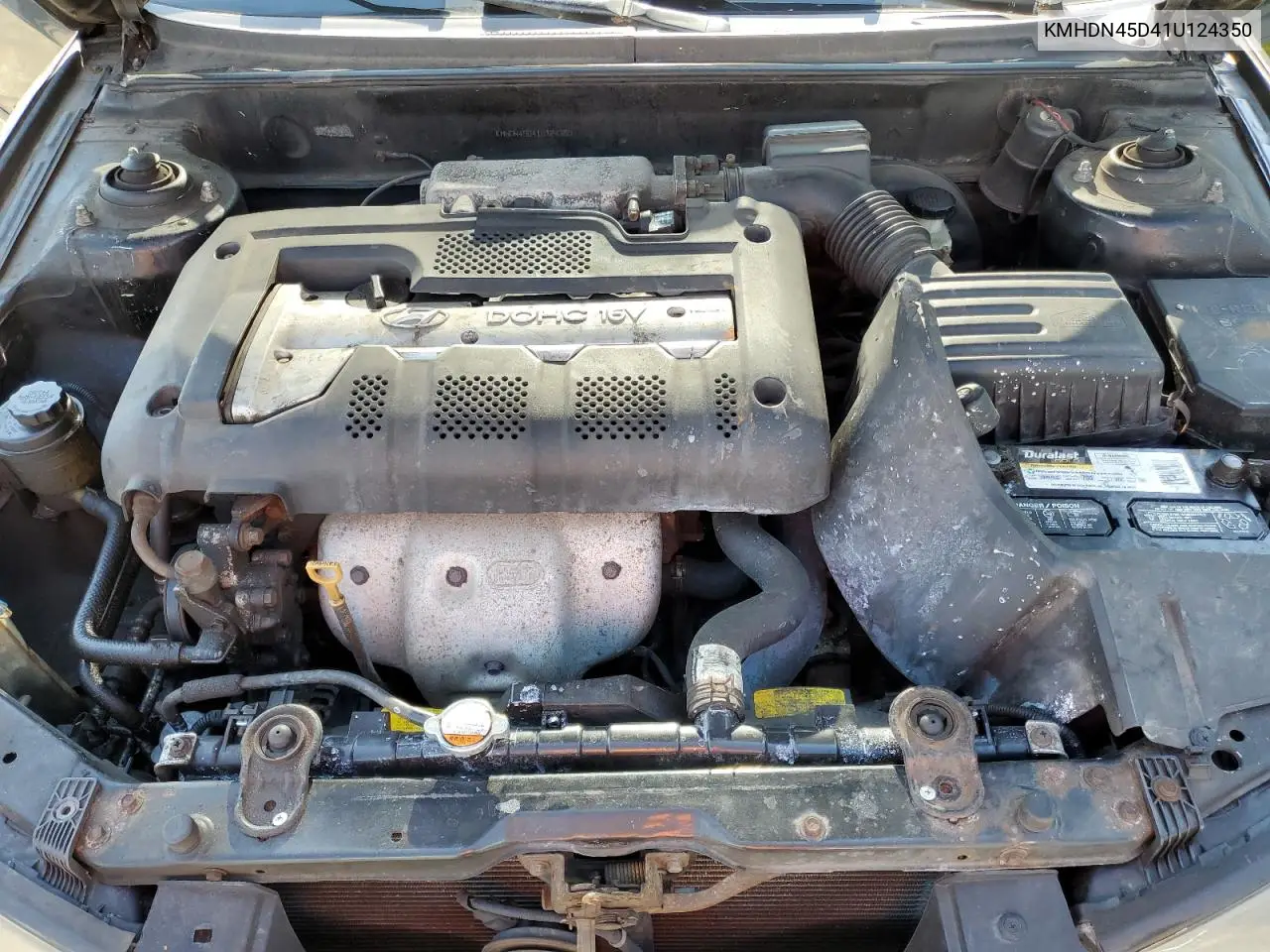 2001 Hyundai Elantra Gls VIN: KMHDN45D41U124350 Lot: 65686215