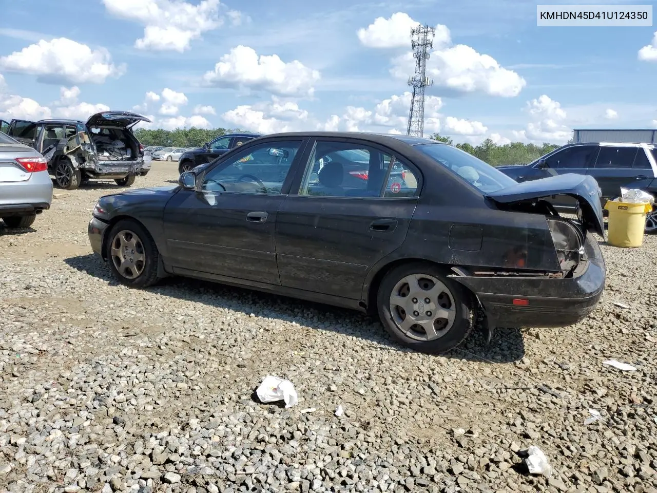 2001 Hyundai Elantra Gls VIN: KMHDN45D41U124350 Lot: 65686215