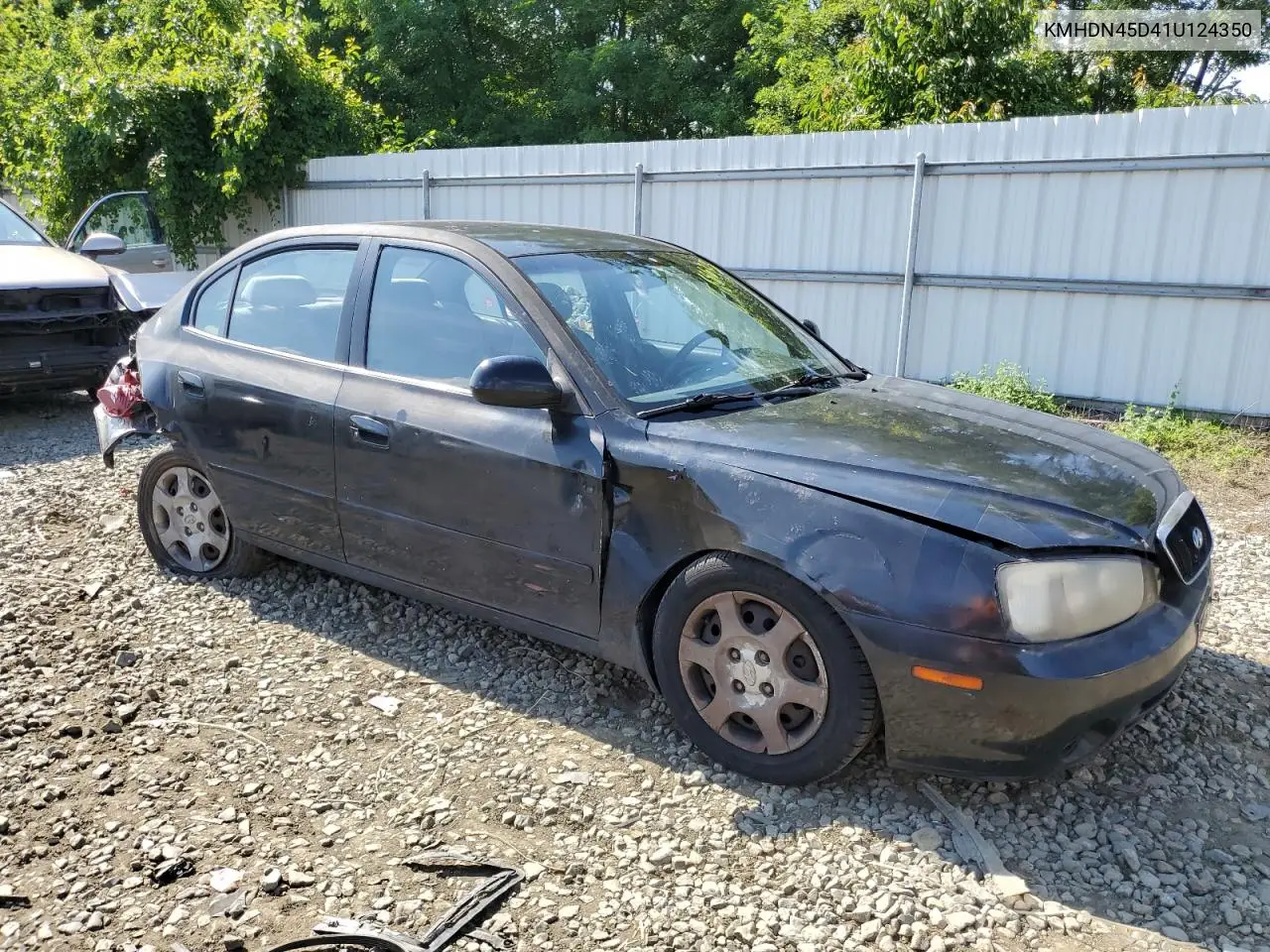 2001 Hyundai Elantra Gls VIN: KMHDN45D41U124350 Lot: 65686215