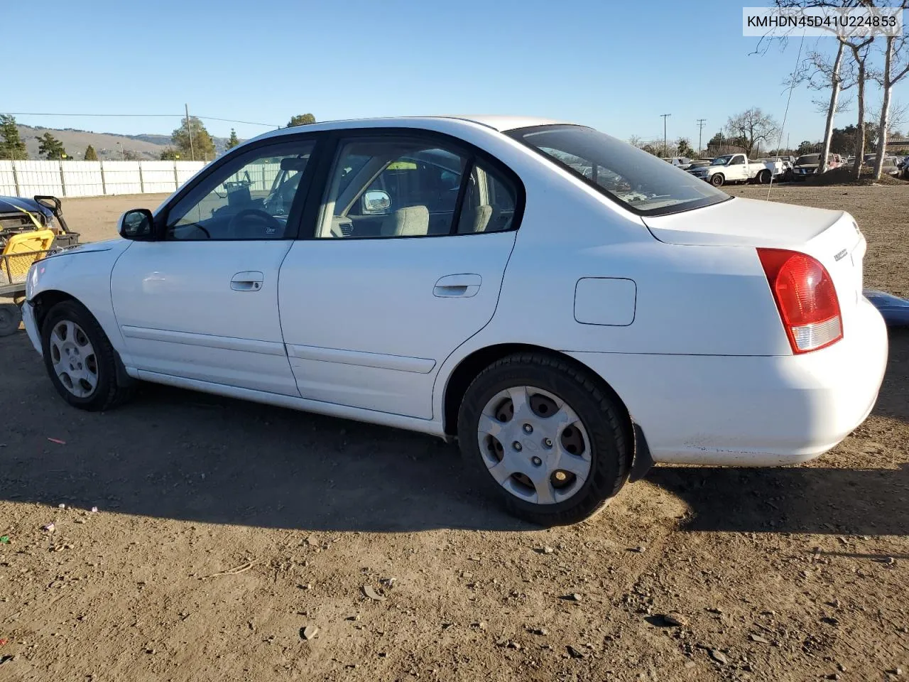 2001 Hyundai Elantra Gls VIN: KMHDN45D41U224853 Lot: 88162555