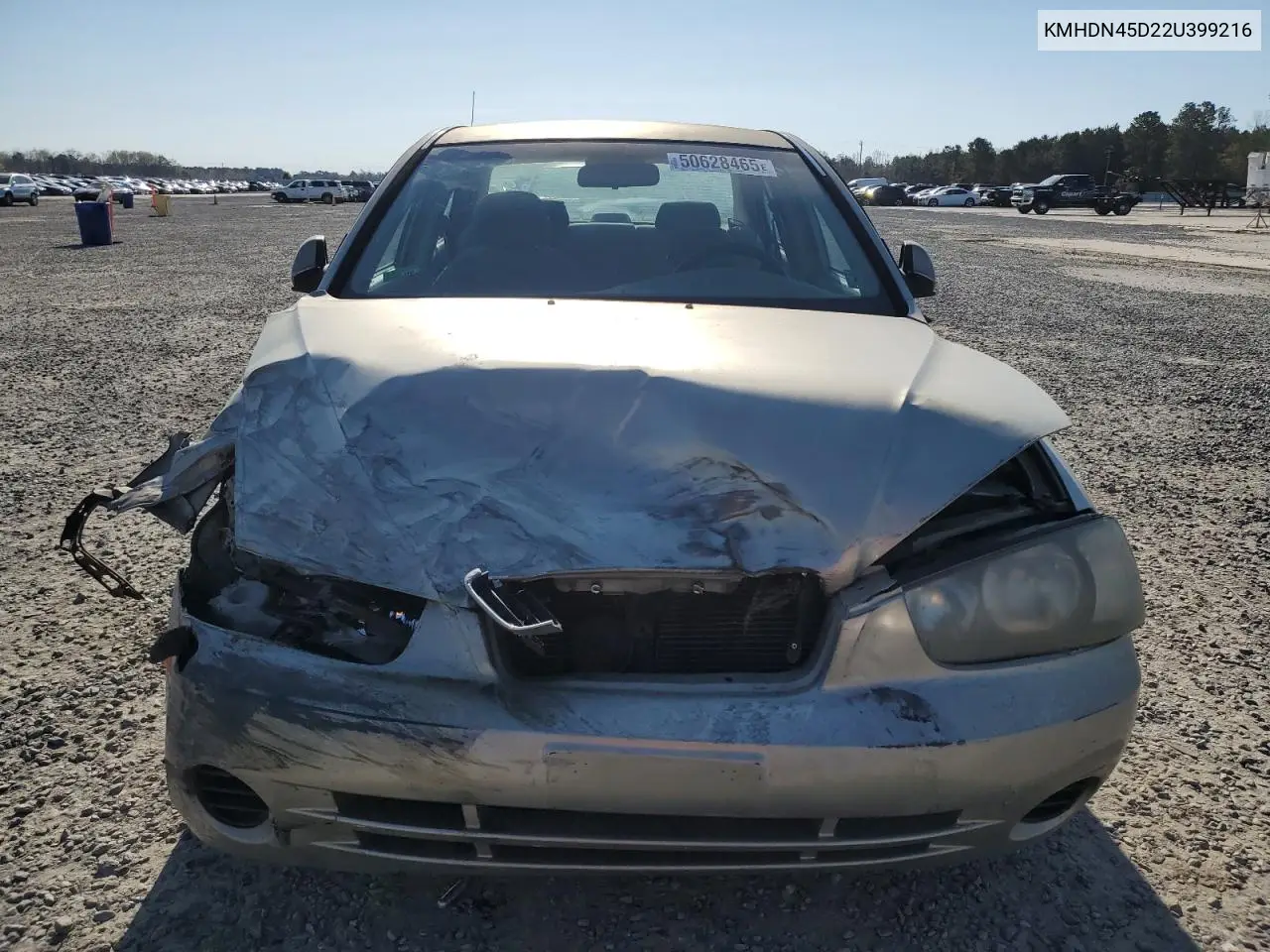 2002 Hyundai Elantra Gls VIN: KMHDN45D22U399216 Lot: 50628465