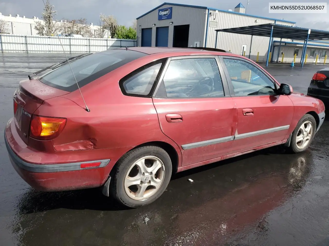 2002 Hyundai Elantra Gls VIN: KMHDN55D52U068507 Lot: 50656835