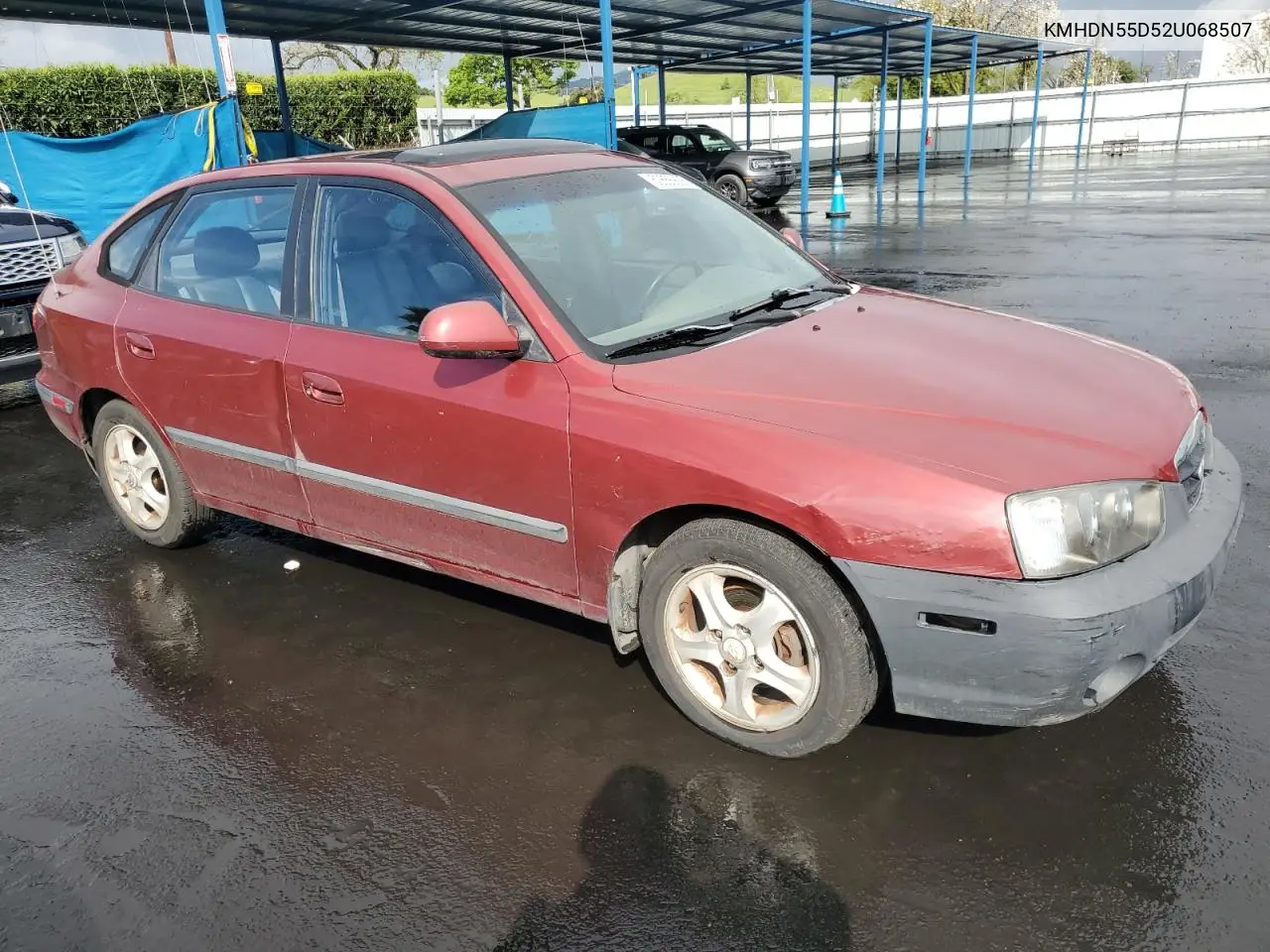 2002 Hyundai Elantra Gls VIN: KMHDN55D52U068507 Lot: 50656835
