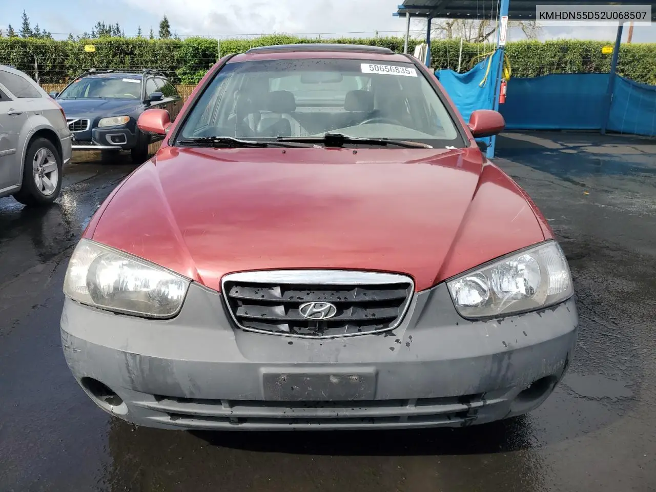 2002 Hyundai Elantra Gls VIN: KMHDN55D52U068507 Lot: 50656835