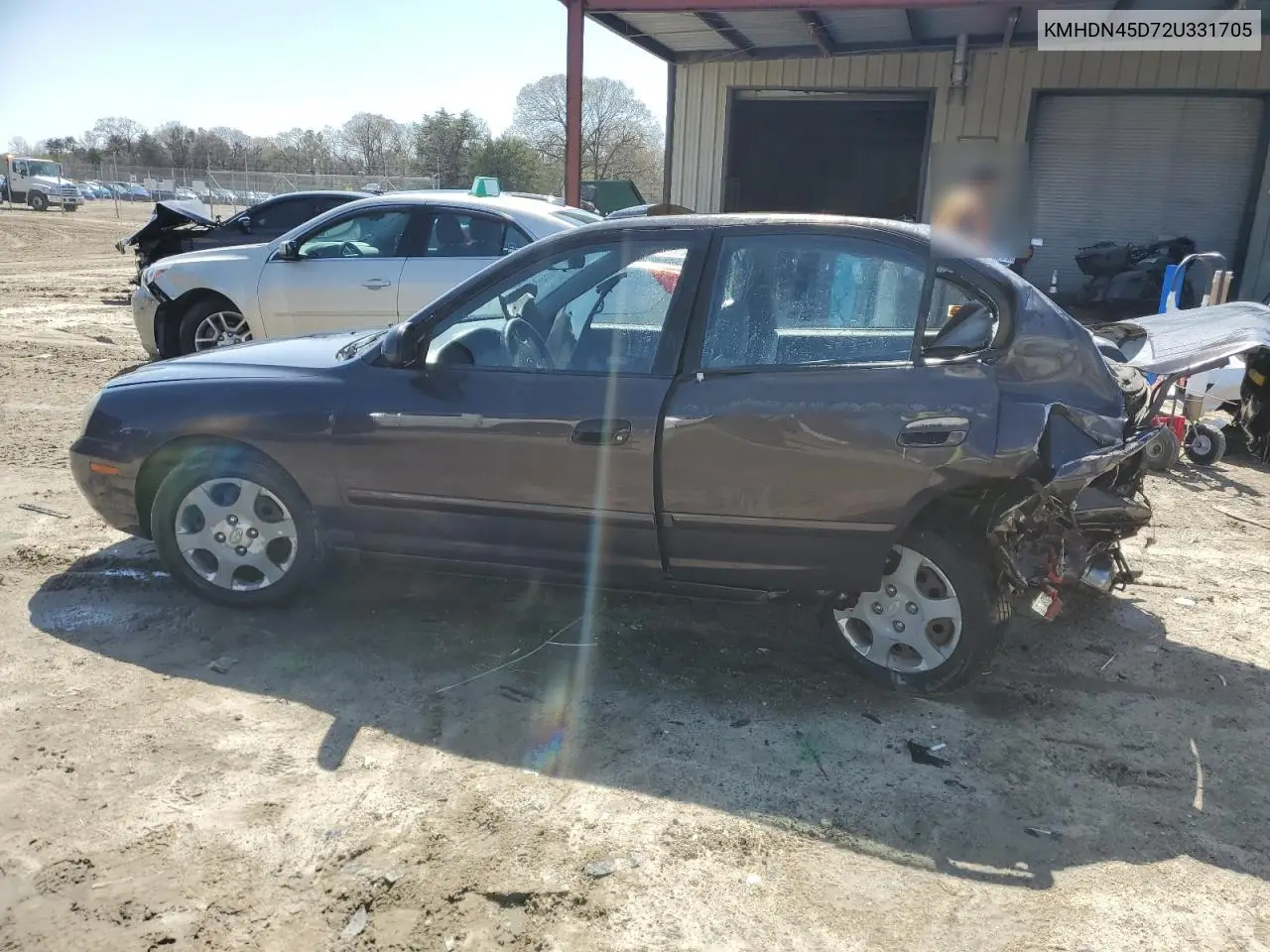 2002 Hyundai Elantra Gls VIN: KMHDN45D72U331705 Lot: 50793175