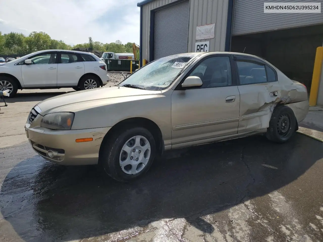 2002 Hyundai Elantra Gls VIN: KMHDN45D62U395234 Lot: 56854755