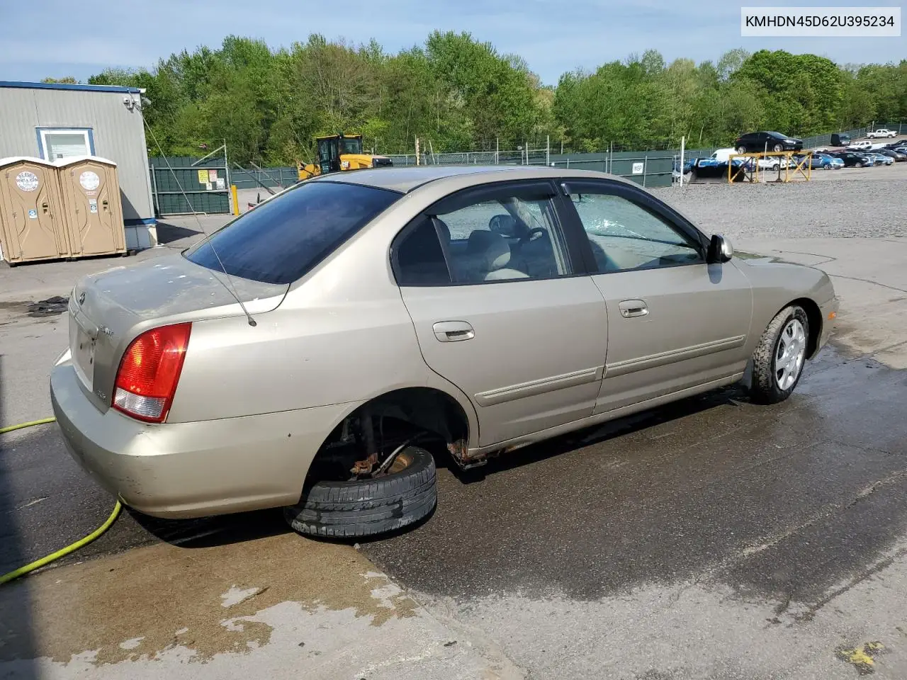 2002 Hyundai Elantra Gls VIN: KMHDN45D62U395234 Lot: 56854755