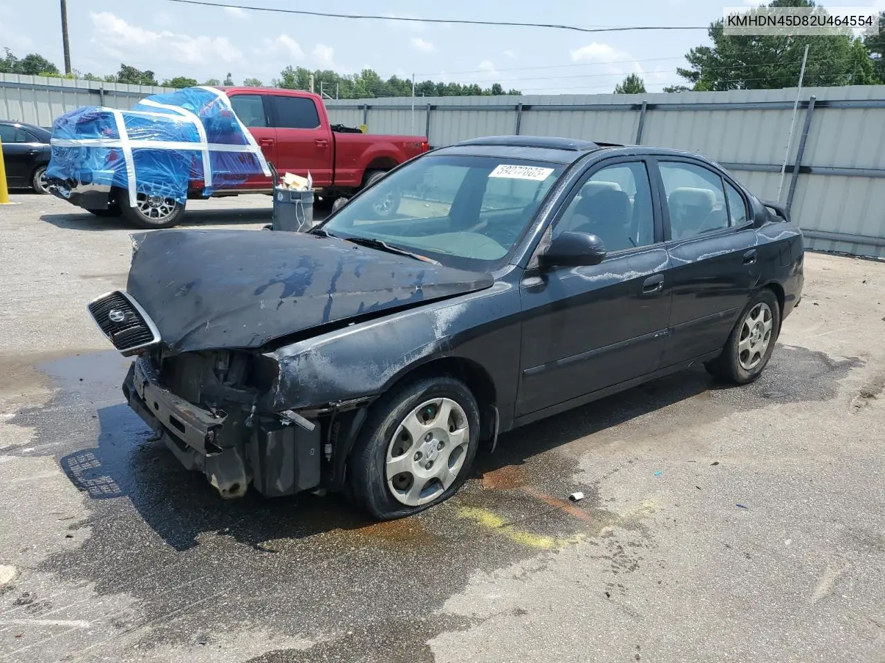 2002 Hyundai Elantra Gls VIN: KMHDN45D82U464554 Lot: 59272805