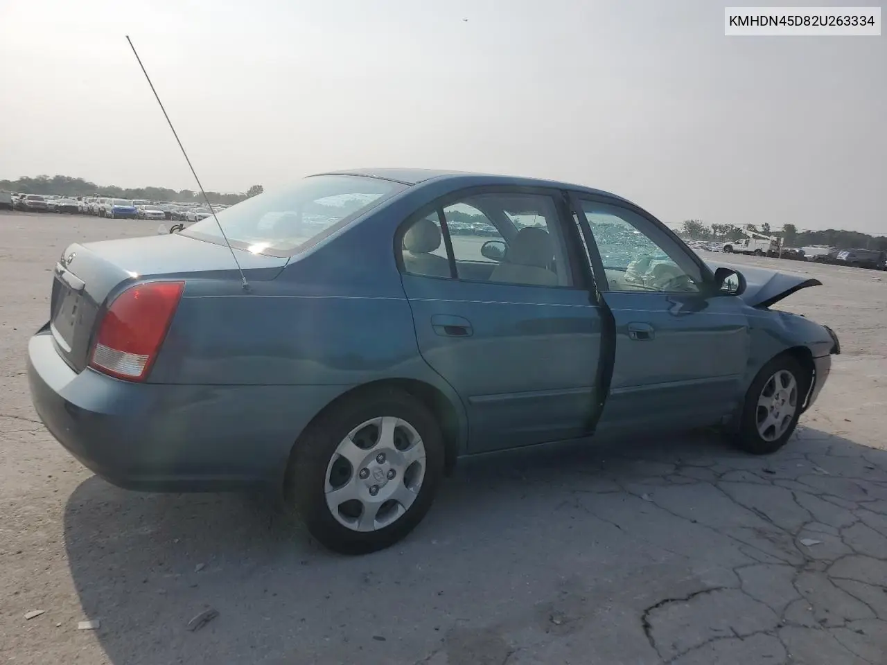 2002 Hyundai Elantra Gls VIN: KMHDN45D82U263334 Lot: 60726485