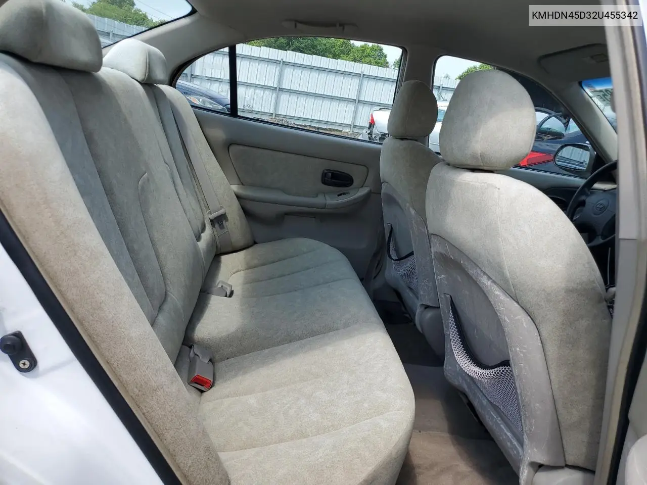 2002 Hyundai Elantra Gls VIN: KMHDN45D32U455342 Lot: 61134385