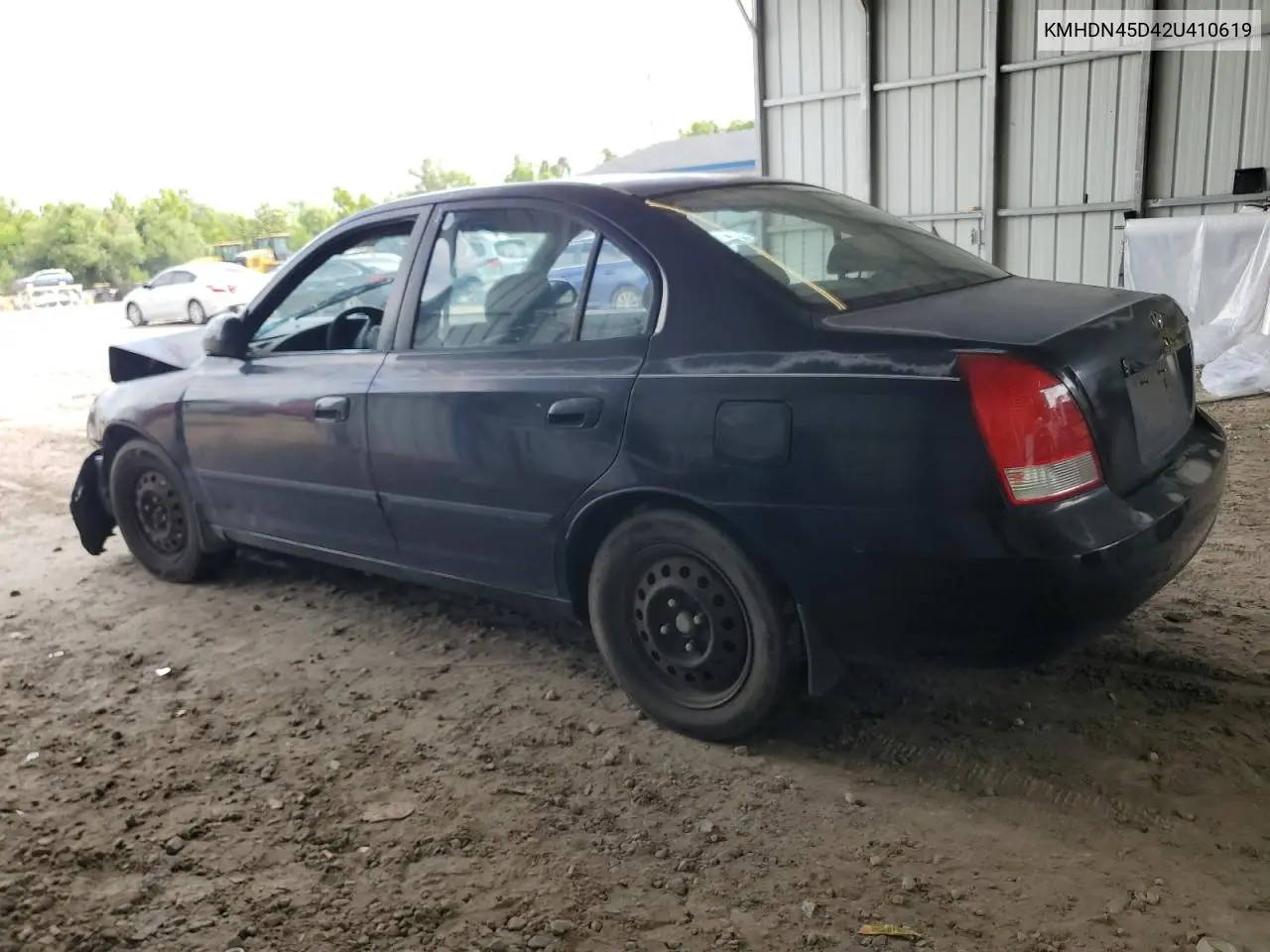 2002 Hyundai Elantra Gls VIN: KMHDN45D42U410619 Lot: 61380805