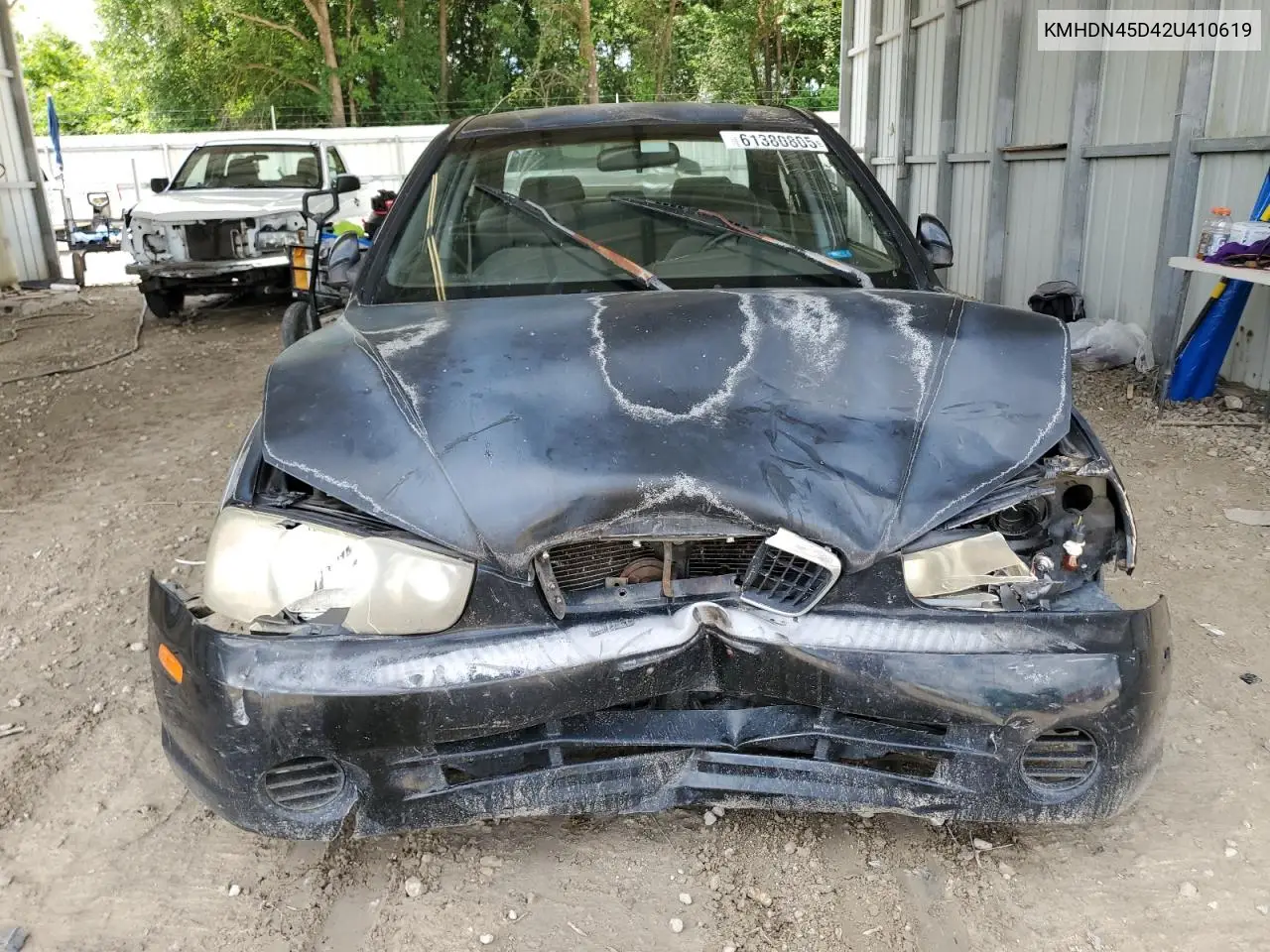 2002 Hyundai Elantra Gls VIN: KMHDN45D42U410619 Lot: 61380805