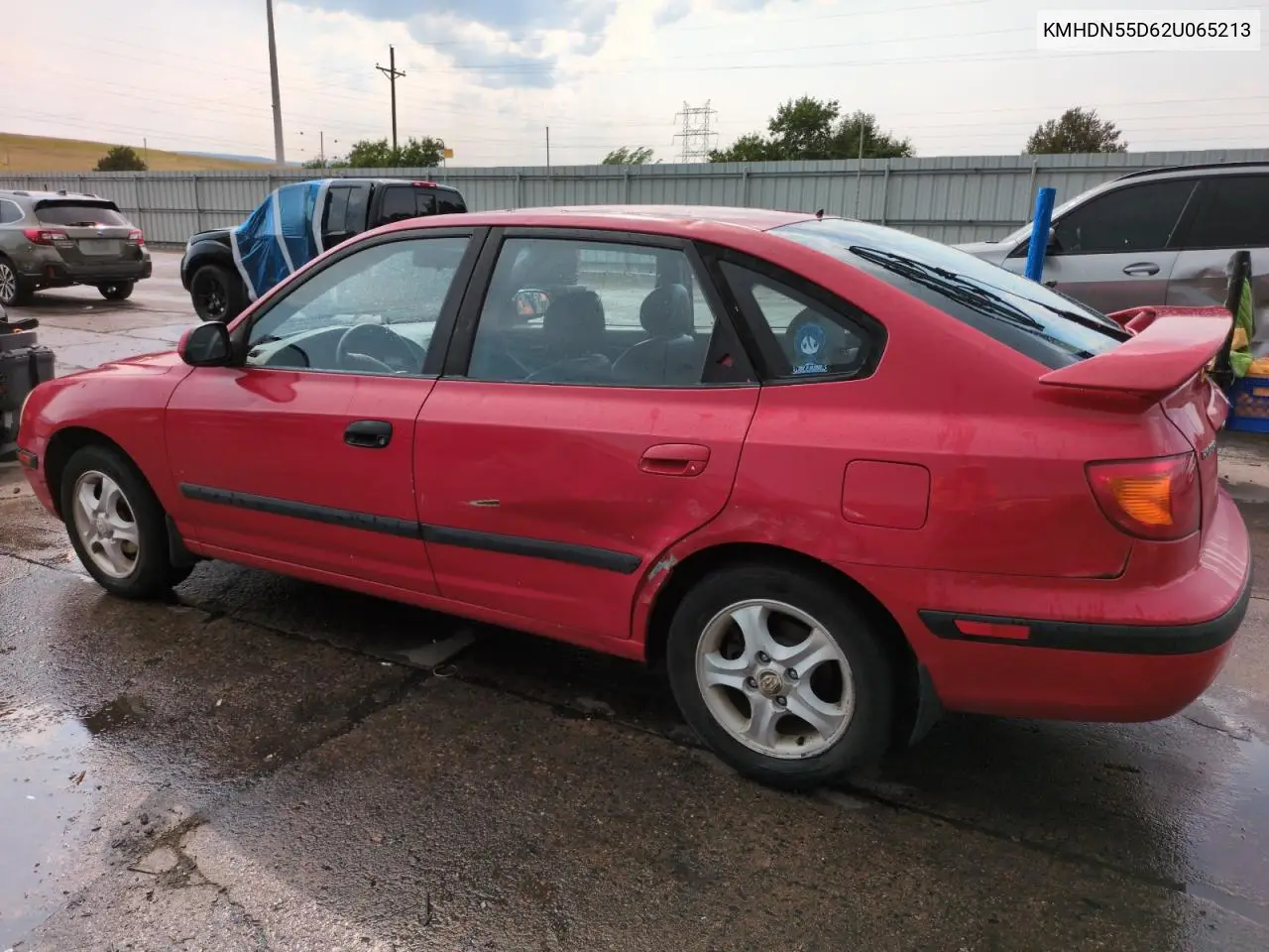 2002 Hyundai Elantra Gls VIN: KMHDN55D62U065213 Lot: 64194855