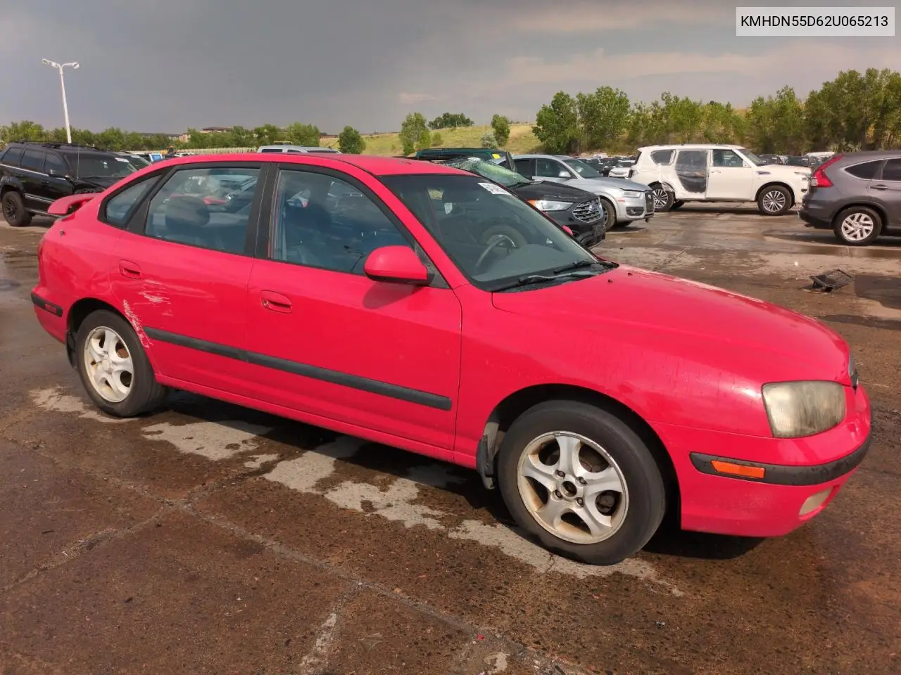 2002 Hyundai Elantra Gls VIN: KMHDN55D62U065213 Lot: 64194855