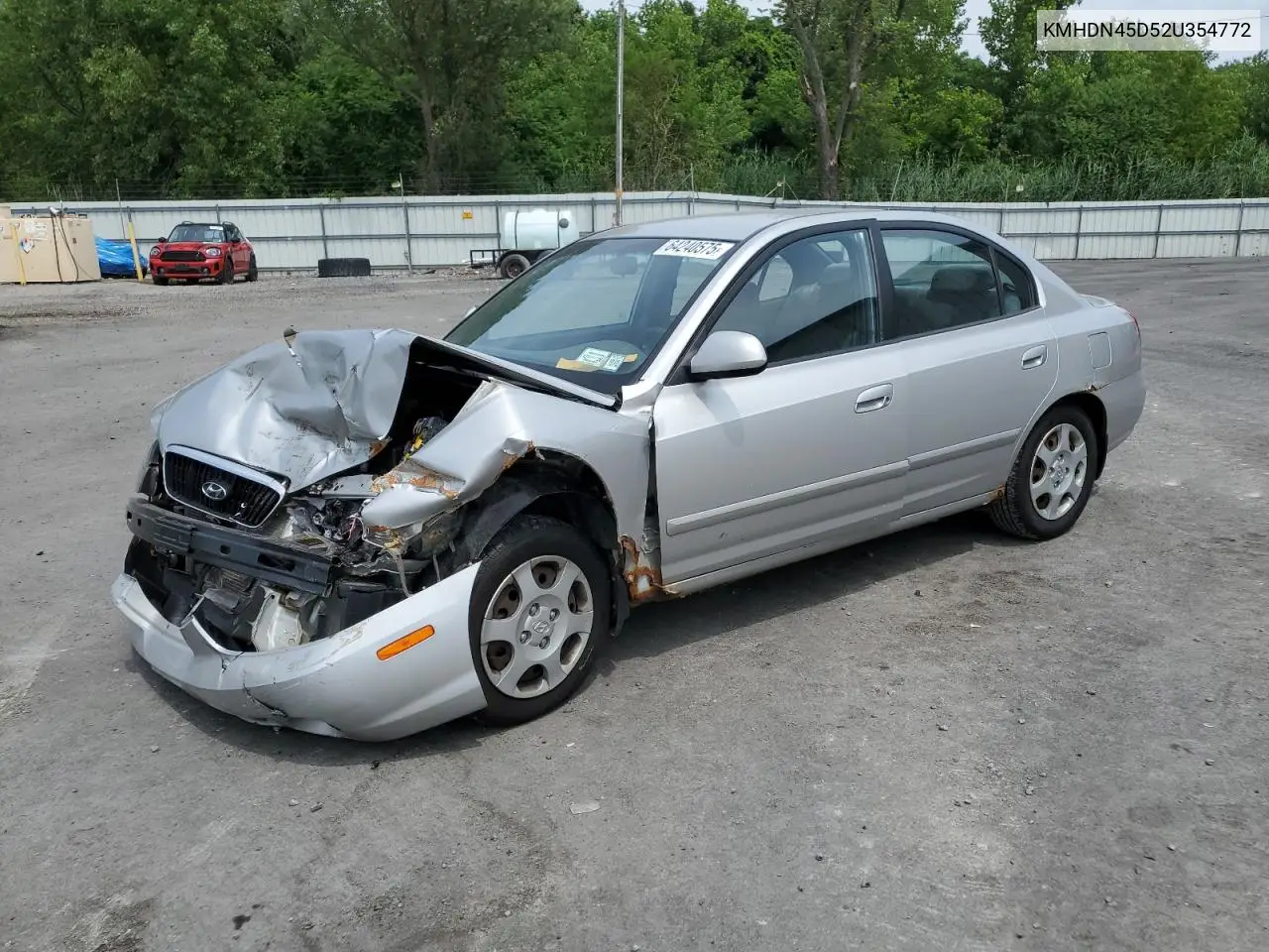 2002 Hyundai Elantra Gls VIN: KMHDN45D52U354772 Lot: 64240575
