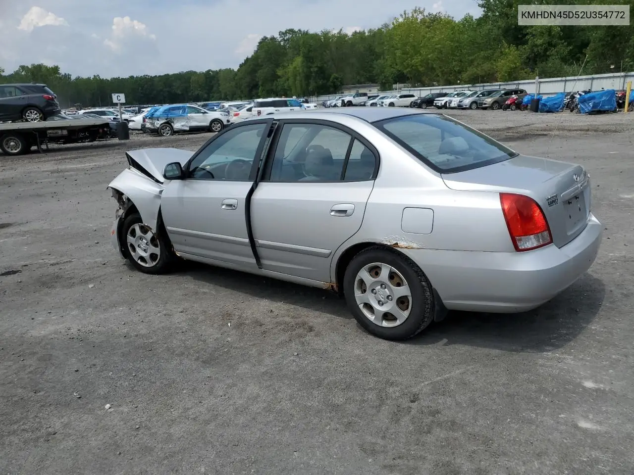 2002 Hyundai Elantra Gls VIN: KMHDN45D52U354772 Lot: 64240575