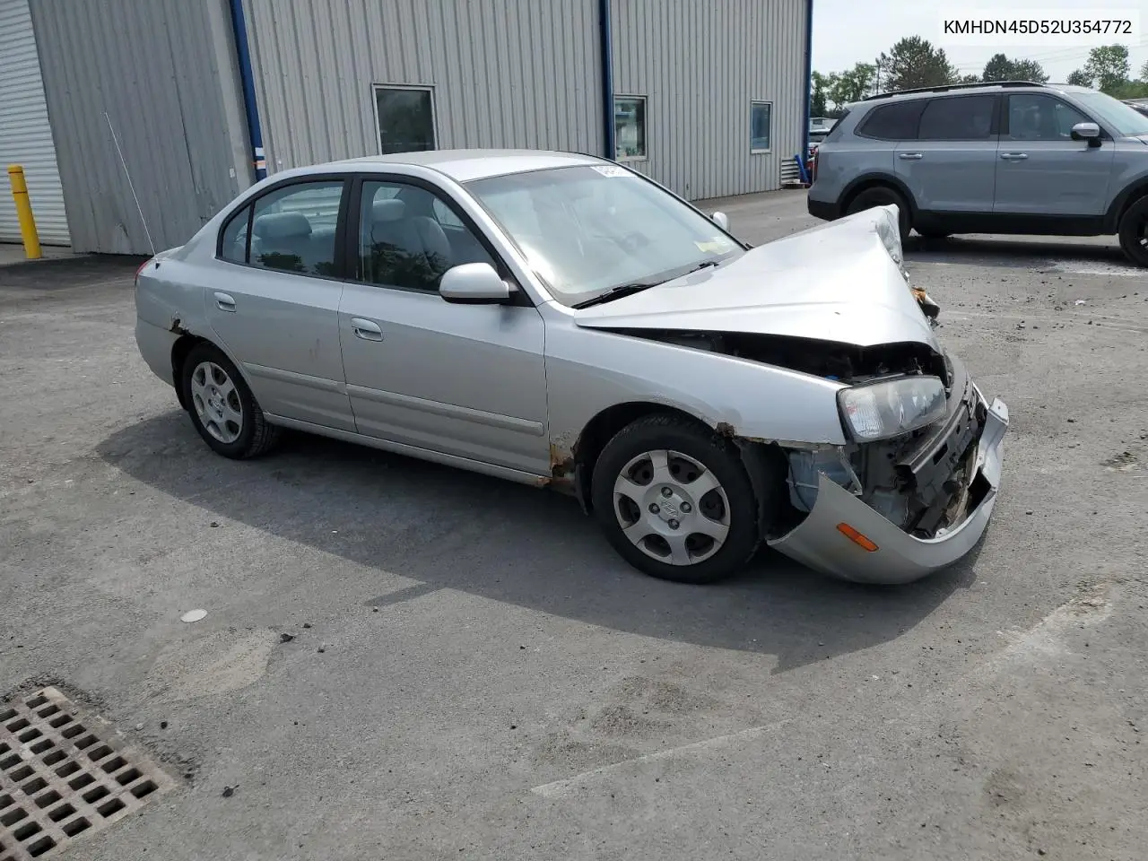 2002 Hyundai Elantra Gls VIN: KMHDN45D52U354772 Lot: 64240575