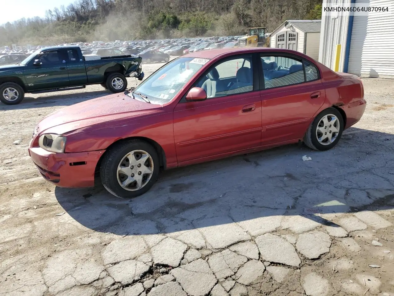 2004 Hyundai Elantra Gls VIN: KMHDN46D64U870964 Lot: 49296675