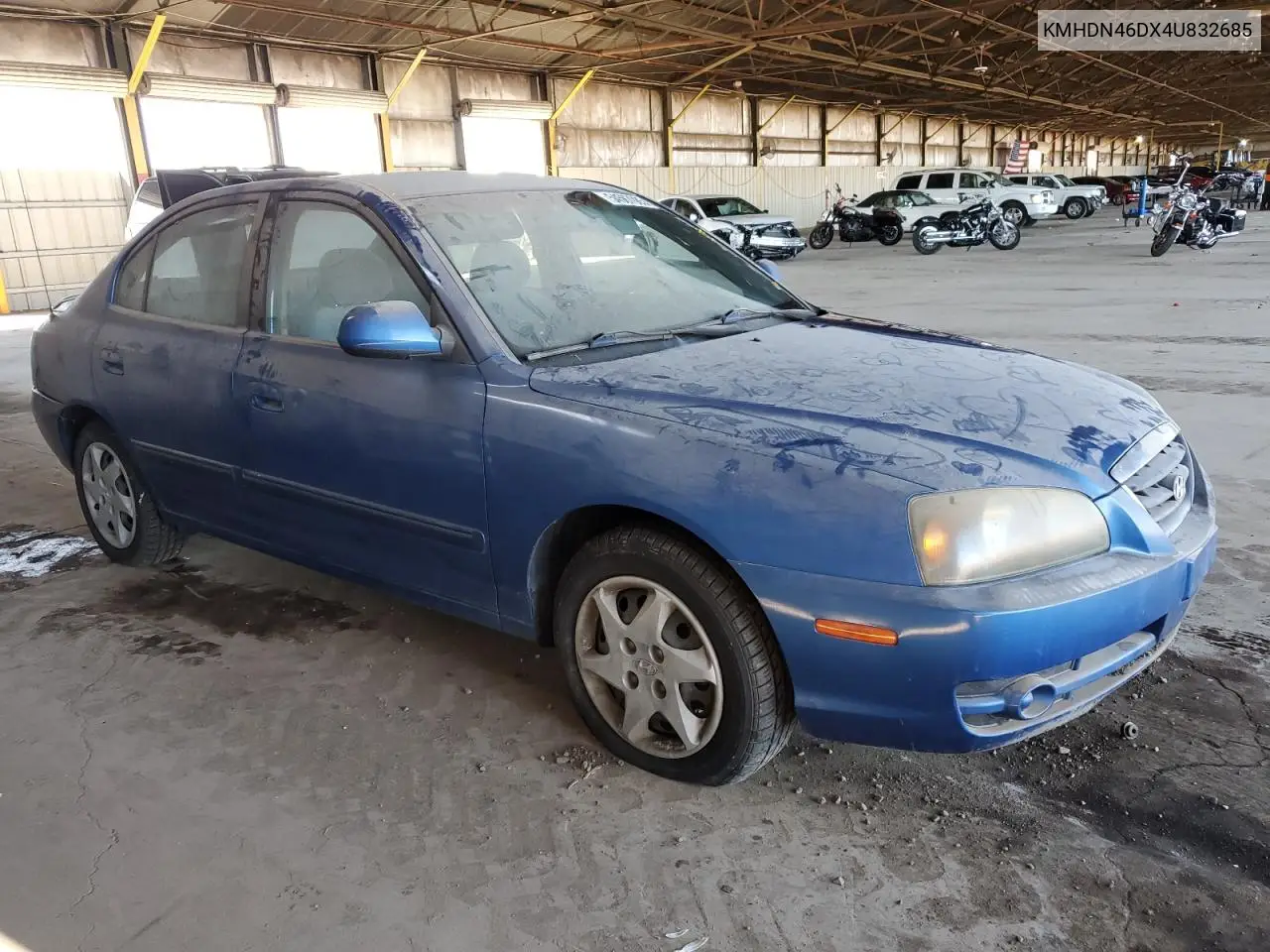 2004 Hyundai Elantra Gls VIN: KMHDN46DX4U832685 Lot: 54567085