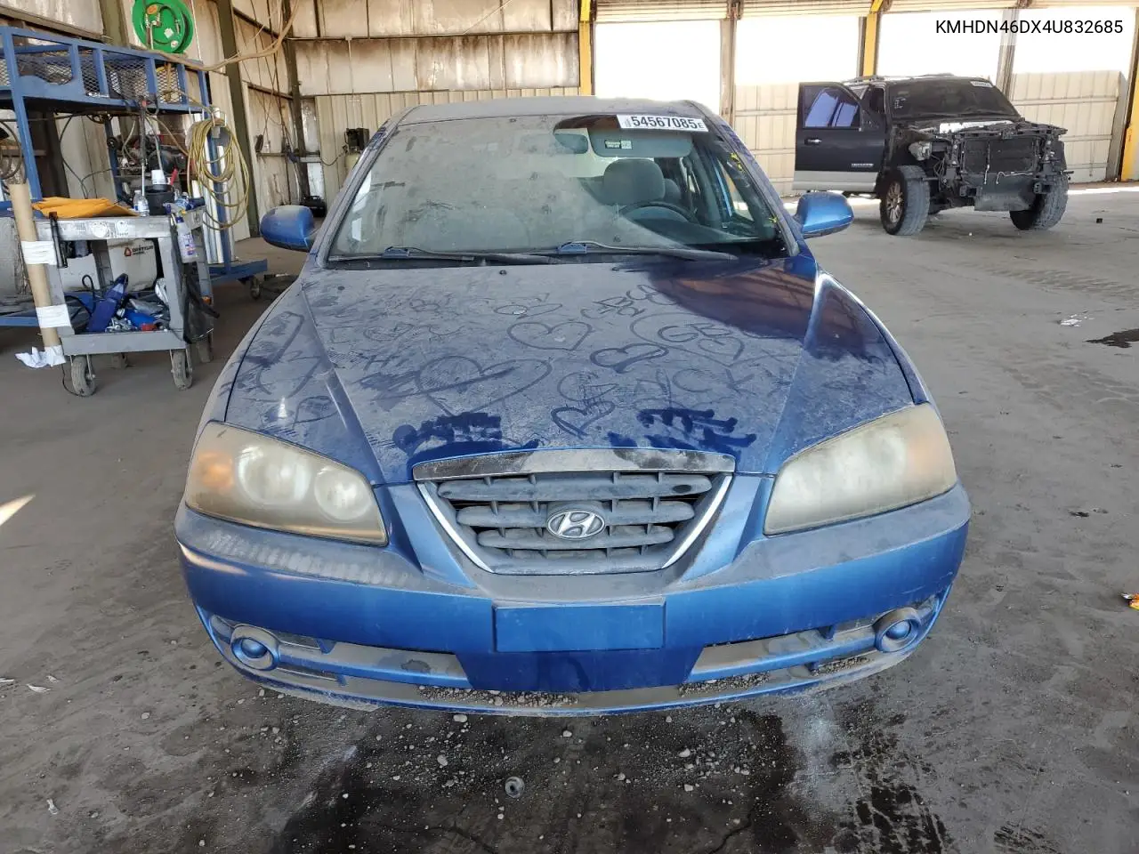 2004 Hyundai Elantra Gls VIN: KMHDN46DX4U832685 Lot: 54567085