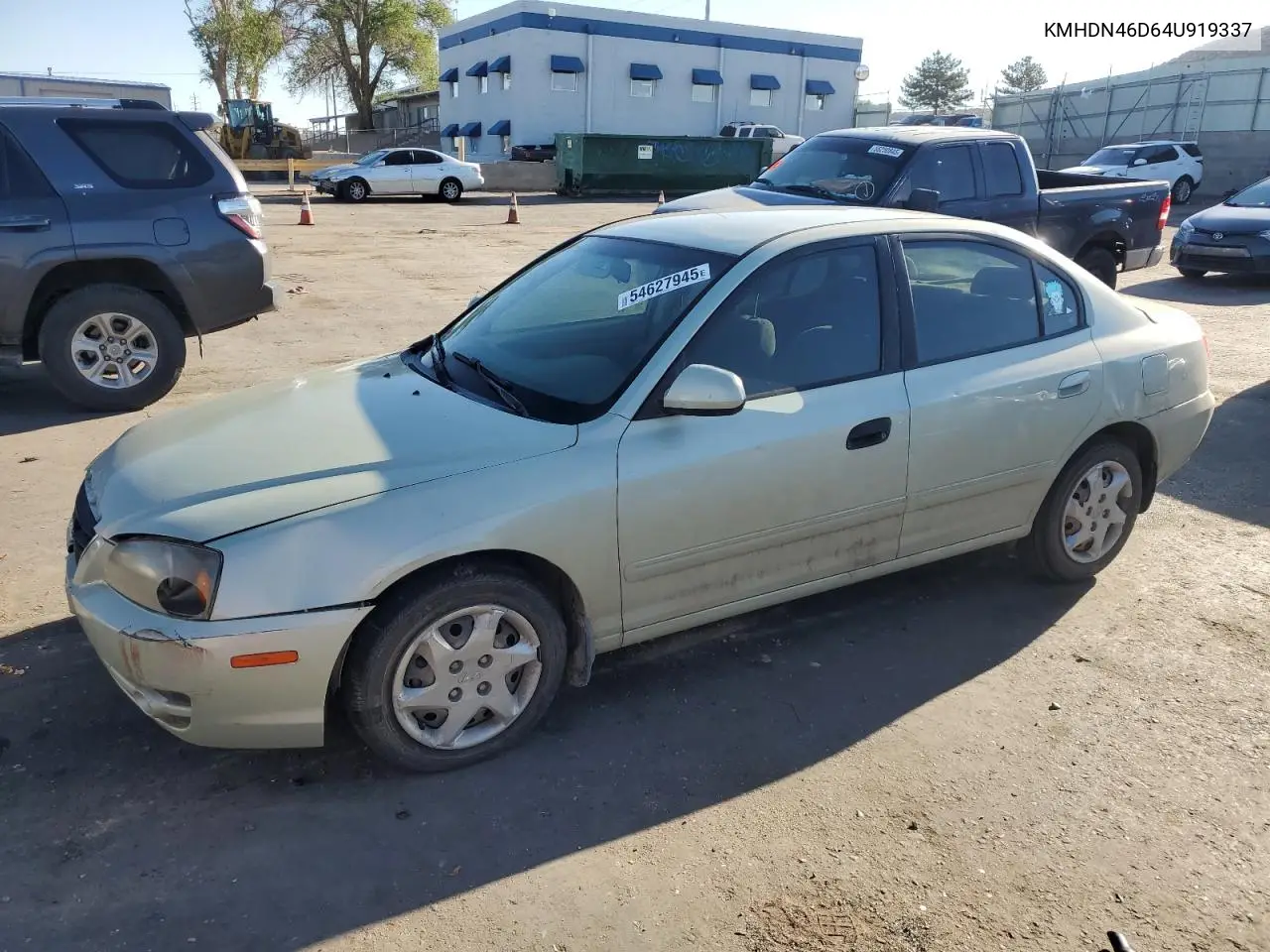 2004 Hyundai Elantra Gls VIN: KMHDN46D64U919337 Lot: 54627945