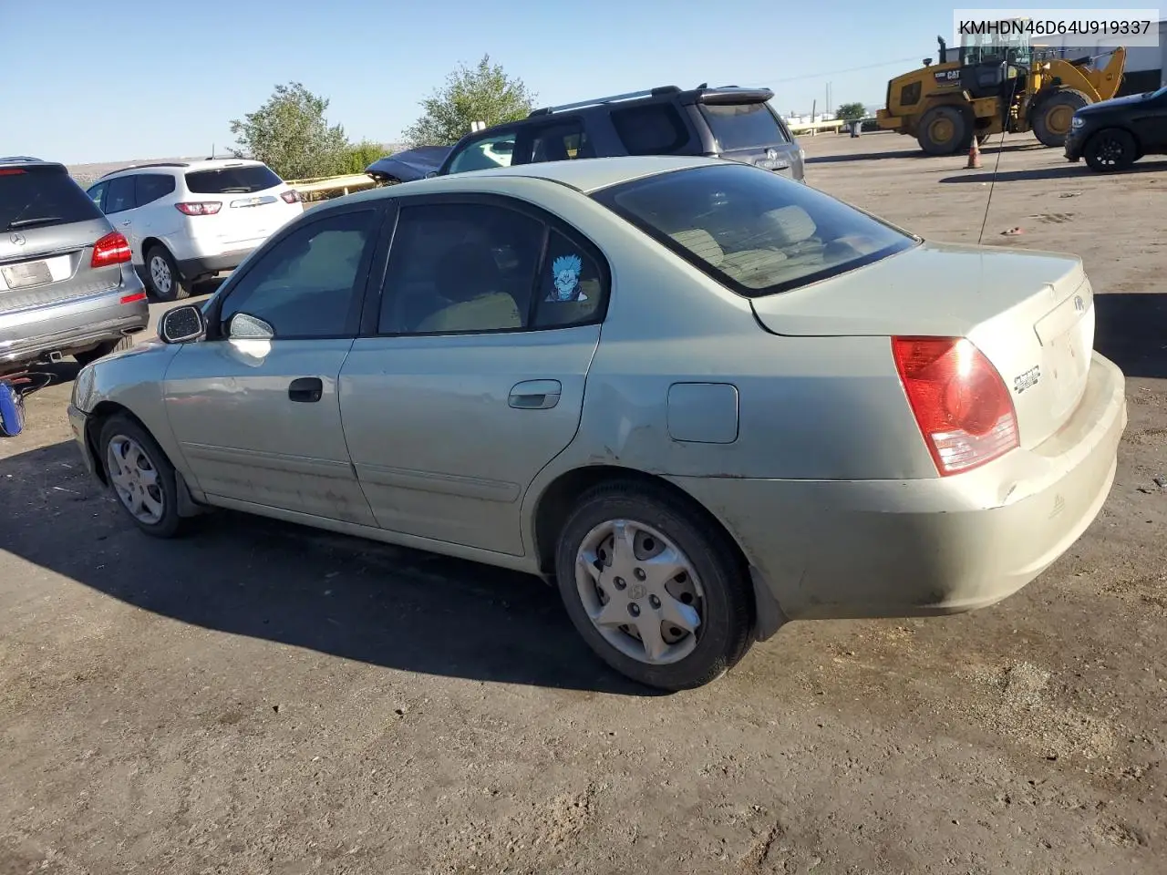 2004 Hyundai Elantra Gls VIN: KMHDN46D64U919337 Lot: 54627945