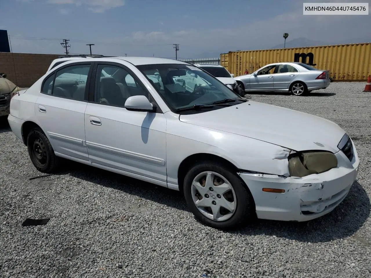 2004 Hyundai Elantra Gls VIN: KMHDN46D44U745476 Lot: 55358825