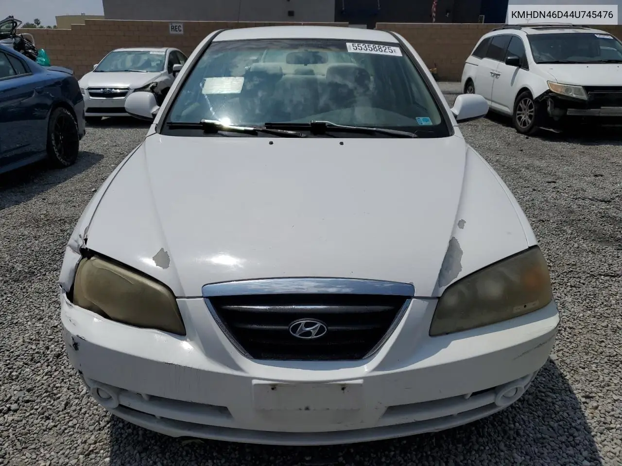 2004 Hyundai Elantra Gls VIN: KMHDN46D44U745476 Lot: 55358825
