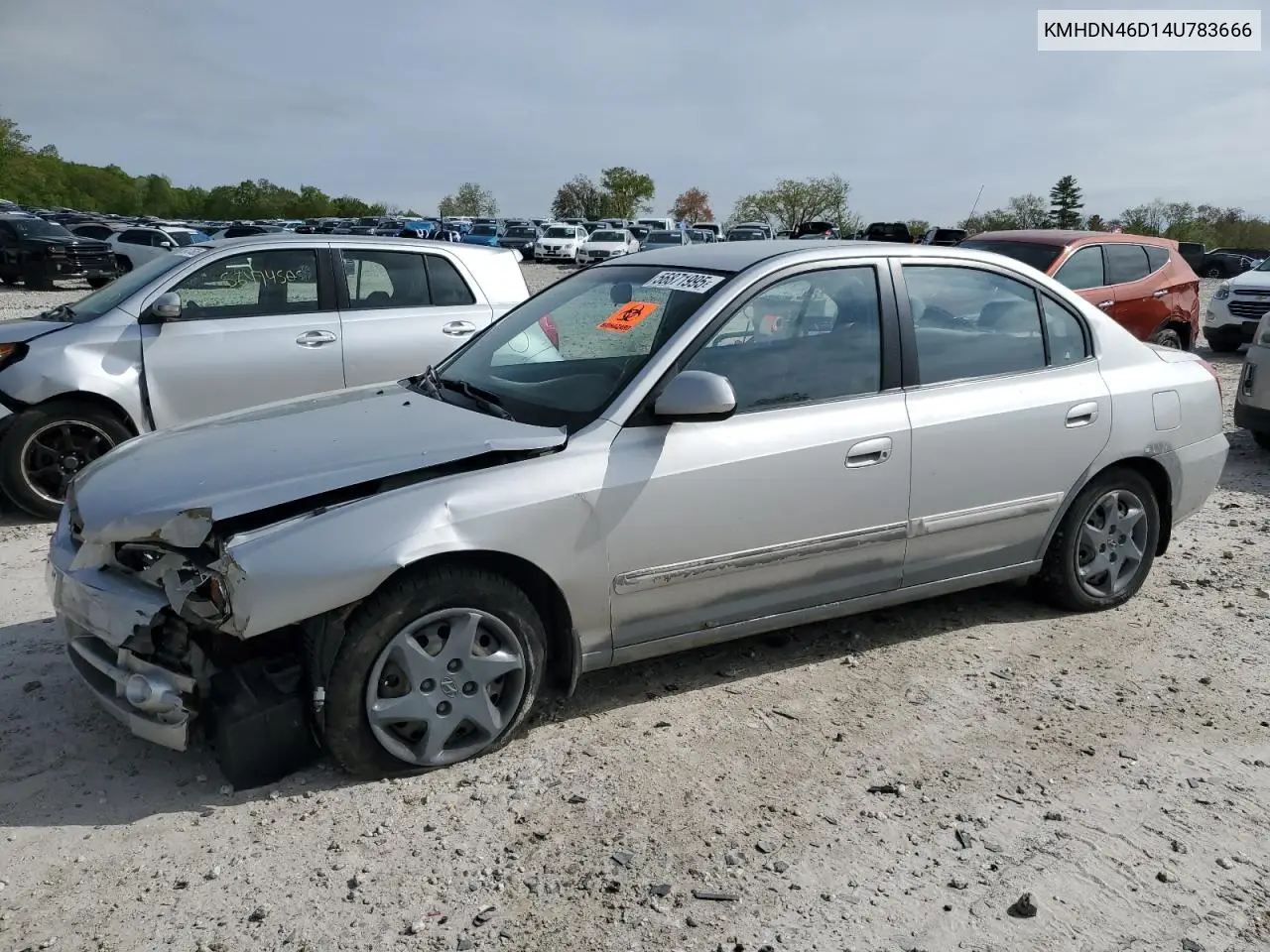 2004 Hyundai Elantra Gls VIN: KMHDN46D14U783666 Lot: 56871995