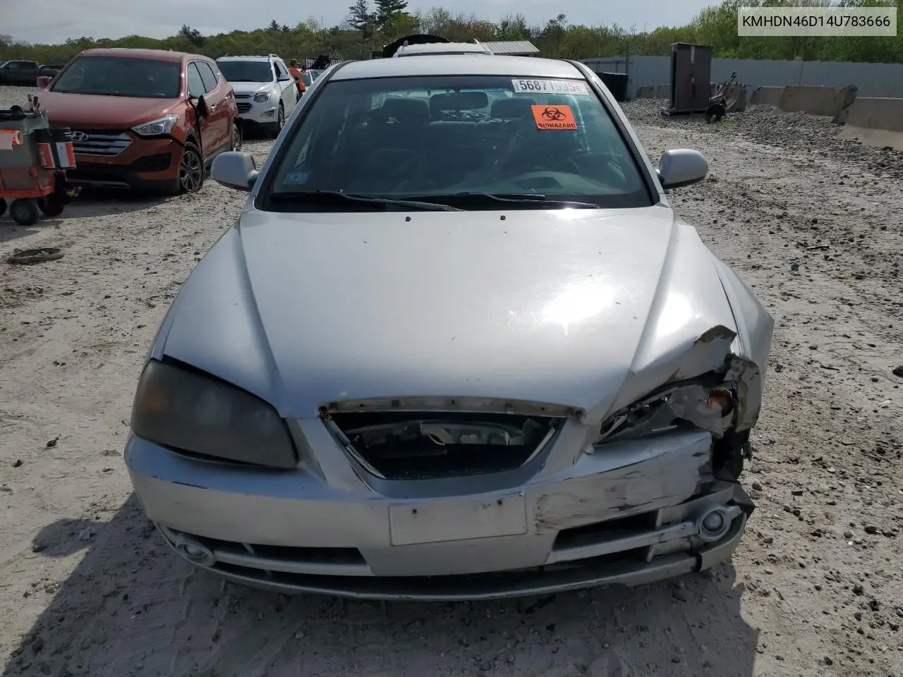2004 Hyundai Elantra Gls VIN: KMHDN46D14U783666 Lot: 56871995